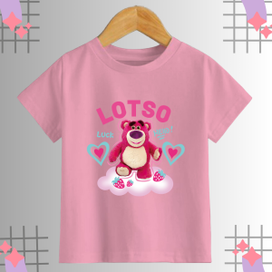 KOKO IMPORT - Baju Kaos Anak Perempuan Lotso* Atasan Lengan Pendek Cewek Umur 2-16 Tahun Distro Keren