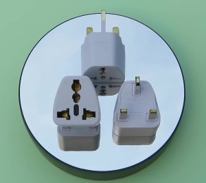 【万能接头】1 pc Universal UK 3-Pin Travel Plug Socket Adapter Converter 万能英标转接头 (High Quality and Durable)【Ready Stocks】★ 2020 Smart Shop ★ Ship in 24 hours ★