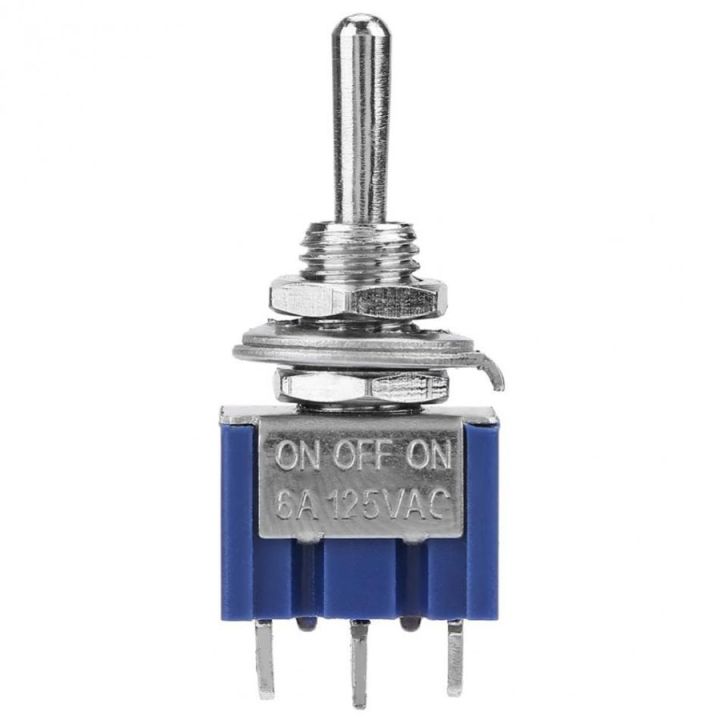 Saklar Toggle 3 Pin 3P ON-OFF-ON Togle Switch Tuas MTS 103 Way 3 Arah