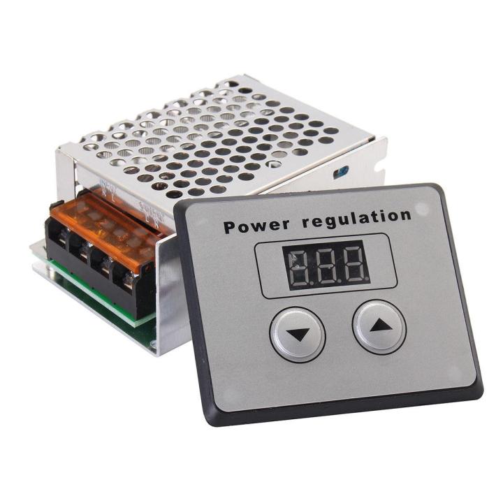 4000W SCR Voltage Regulator – Dimmer, Motor Speed Controller, Temp Control, With Fan Thermostat, 110V-220V AC
