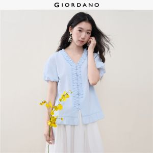 Giordano Women Women Shirt - Loose Fit Free Shipping 18346306