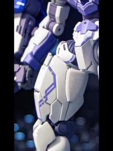 DAM Cyber Mecha Warrior Assembly Figure Toy with Multiple Weapons & Dynamic Joints