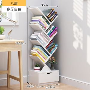Rak buku Rak buku lapis Rak buku gantung lantai hias dekorasi Rak buku minimalis Rak buku penyimpanan portable