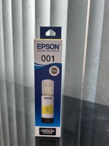 Epson T03Y400 NO.001 สีเหลือง70ml. แท้ศูนย์ของใหม่ คุณภาพ 100% ใช้กับเครื่องปริ้นเตอร์ Epson L4150 L4160 L6160 L6170 และ L6190