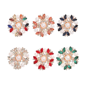 Fashionable Pearls Brooch Multipurpose Scarf Clip Korean Style Gift For Her Special Occasions