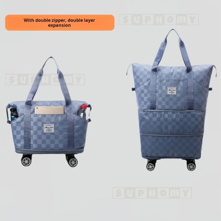 %F0%9F%92%96SG%20local%20stock%20%F0%9F%92%96Travel%20bag%20with%20wheels/Travel%20bagpack/Luggage%20bag/Duffle%20bag/Foldable%20tote%20bag%20waterproof%20with%20wheel%20-%20Image%204