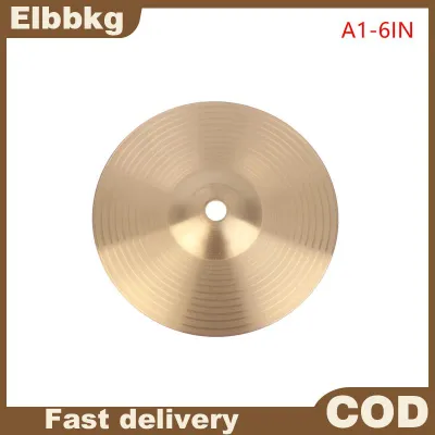 [Elbbkg] 6 8 10Inch Trống Brass Cymbals Bộ Gõ Splash Tai Nạn Hi-Hat Jazz Trống Cymbal Cho Nhạc Cụ Phần Trống Cymbal