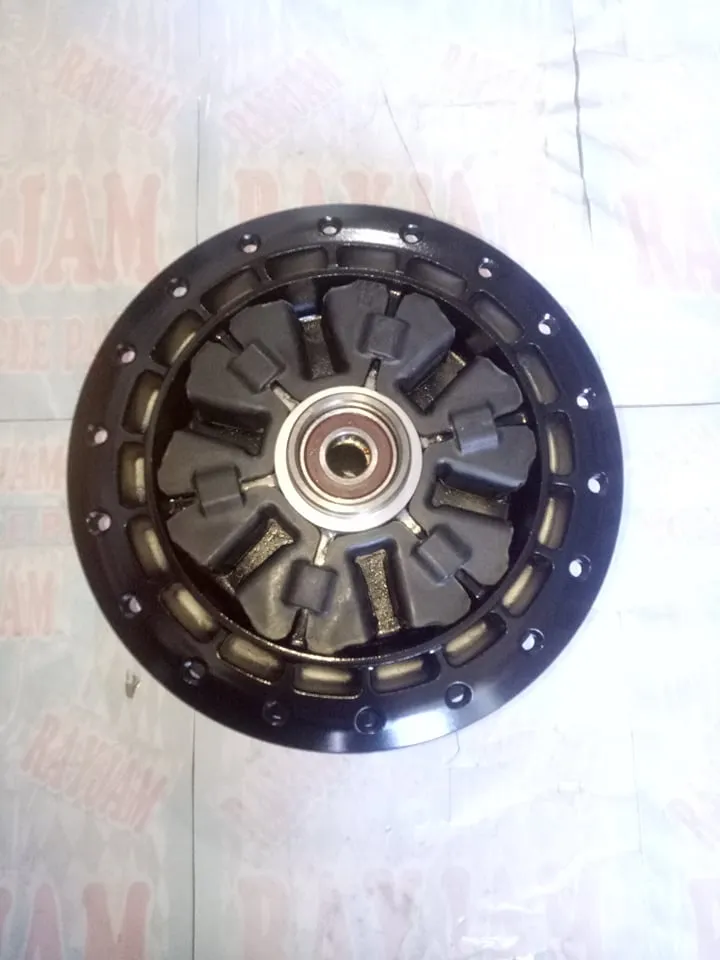 Rear Hub Assembly Black Barako 1 / 2 / 3 Fi 41034-0584 Black Alloy
