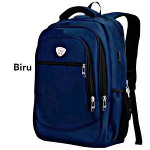 [TERLARIS] Ransel Jumbo Polo 20 Inch - Backpack Kerja Pria Casual - Tas Sekolah SMP SMA Kuliah Bagpack Laptop (COD)