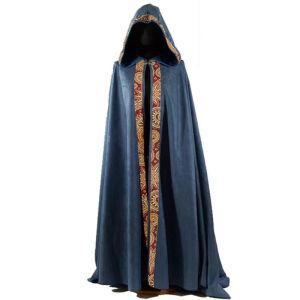 New Hot Selling Mens 5 Colorful Long Cape Medieval Church Clergy Loose Robe Cape Cloak