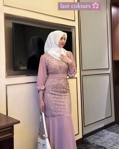 Free Logam Mulia Raya Dress Gamis Brokat Wanita Terbaru 2024 Kekinian Kondangan Mewah Press Body