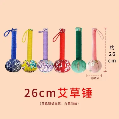 [Ready Stock] Herbal Wormwood Massage Hammer Fatigue Relief Neck Shoulder Waist Back Body Massage Tool Wooden Kayu Urut Health Care Relaxation Therapy Hammer Traditional Massage Stick For Home Use Muscle Relaxation Wellness Therapy Equipment