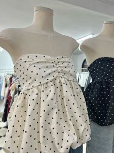 6 màu lưng chun co giãn khoá kéo bên hông tiện lợi - Áo Origi Top chất Kate freesize xinh như bông Tulip luôn video shop tự quay cam kết nhận hàng như video ORIGI TOP