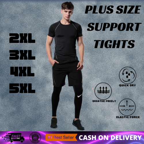 PLUS SIZE Compression Gym Pants for Men / Gym / Yoga & Stretch