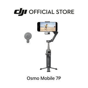 DJI Osmo Mobile 7 - Smartphone Gimbal Stabilizer | Native Tracking With Integrated Audio & Lighting Capabilities | Robust 3-Axis Gimbal Stabilization | Built-in Extension Rod & Tripod