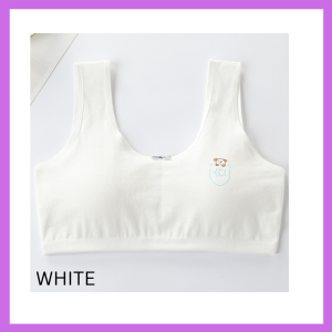 Stock Selangor Baby Teenage Girls Sports Training Bra Girls training Bra Wireless Bralette 8-16 years old