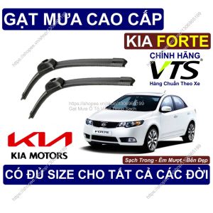 Gạt Mưa Sạch Êm Bền Kính Lái KIA FORTE Cặp Gạt Mưa Kính Lái KIA FORTE Có Đủ Size Cho Các Đời Xe KIA FORTE