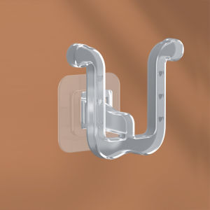 Polocaat Giá để dép móc đơn giản không đục lỗ cho phòng tắm giá thoát nước nhà vệ sinh Giá để giày Giá phơi treo tường gọn gàng cho phòng ngủ