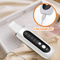 Hailicare Ultrasonic Face Skin Scrubber Skin Shoveling Machine EMS Micro-current Ion Import Facial Skin Lifting Pore Cleaning Facial cleaning Device Beauty Equipment Remove Blackhead USB Charging. 