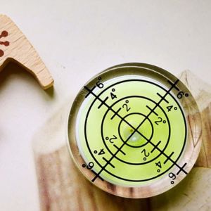 DUDAN ตาวัว 32มม. สากล ความแม่นยำสูง เครื่องหมายองศาฟอง เครื่องมือวัด เครื่องมือวัด ระดับจิตวิญญาณ ระดับฟอง