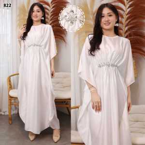 TERBARU KAFTAN NADHIN = KAFTAN KALONG SWAROSKY MUSLIM FASHION BAHAN ARMANI SILK SUTRA SATIN PREMIUM