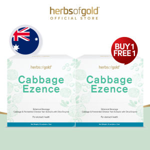 Herbs of Gold Cabbage Ezence 30 sachets (EXP 03-2027) - Relieves Stomach Discomfort & Heartburn