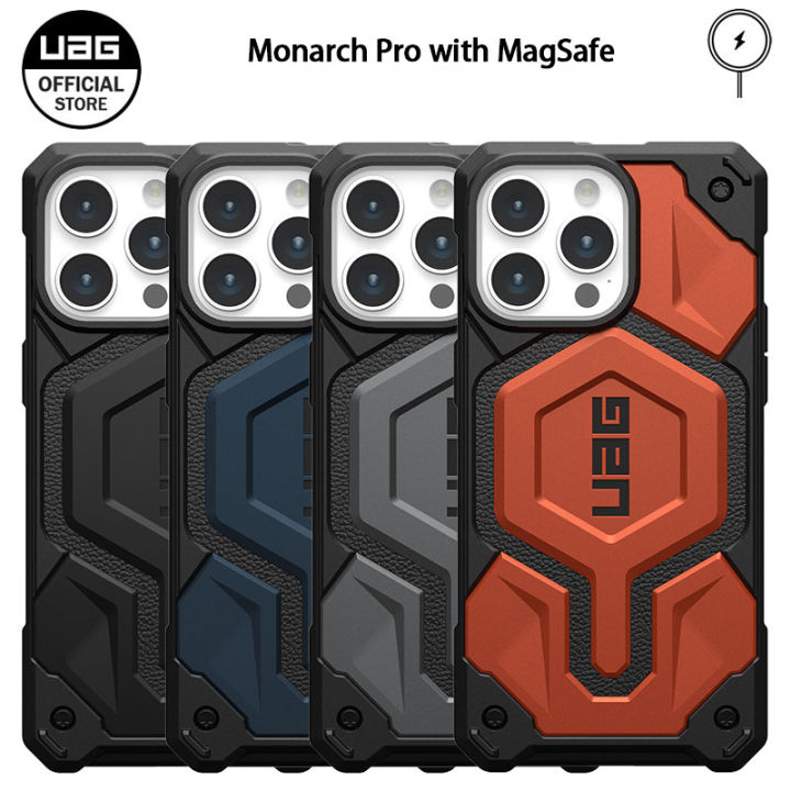 เคส UAG Monarch Pro ของแท้พร้อมเคส Magsafe สำหรับ iPhone 15 Pro Max/ iPhone 14 Pro Max/ iPhone 13 Pro Max เคสโทรศัพท์ฝาครอบป้องกันกันตกที่ทนทานระดับพรีเมียม