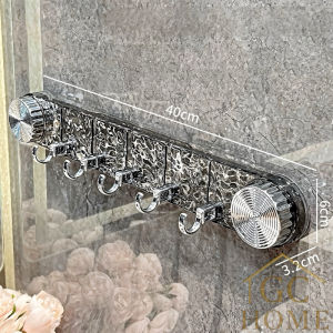 5 Hook Heavy Duty Rotary Suction Hook Wall Mounted Kitchen Hook Clothes Hook Reusable Towel Hanger Hook Hooks