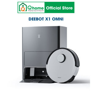 Robot hút bụi lau nhà Ecovacs Deebot X1 Omn/ T10 omni/ X1s Pro tự giặt khăn lau tự đổ rác