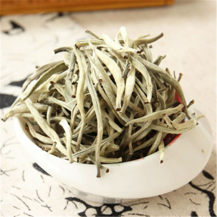 White Tea Loose Leaf Chinese Organic Bai Hao Yin Zhen Silver Needle