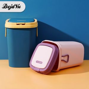 COD Dejavu Tempat Sampah Tertutup Tong Sampah Dapur Kamar Keranjang Sampah Plastik Serbaguna Trash Bin Milenial HSB161