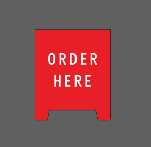 ป้ายตั้งโต๊ะอะคริลิค เคาน์เตอร์