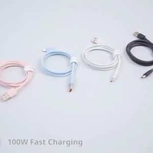 Essager 100W USB Type C To USB C Cable 5A PD Fast Charging Cable Type C Wire For Xiaomi Samsung Huawei Oppo Oneplus iPad