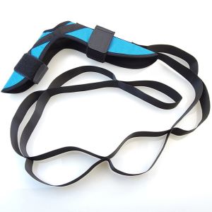 FEEZE ออกแบบตามหลักสรีรศาสตร์ วงยืดโยคะ 7ลูป ป้องกันข้อเท้า เข็มขัดยืดเอ็นโยคะ ทนทานต่อการใช้งาน ระบายอากาศได้ระบายอากาศ เทปฝึกเท้า อุปกรณ์ทางกายภาพของร่างกาย