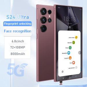 โทรศัพท์ S24 Ultra ใหม่เอี่ยม สมาร์ทโฟน รองรับ Google Play Store เมนูภาษาไทยโทรศัพท์มือถือใหม่ล่าสุด