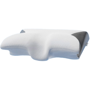หมอนเมมโมรี่โฟมรูปทรงโค้งมนสำหรับการนอนหลับ รองรับส่วนคอ ไหล่ และหลัง บรรเทาอาการปวดคอ ไหล่ และหลัง หมอนตามหลักสรีรศาสตร์สำหรับผู้ที่นอนตะแคง นอนหงาย และนอนคว่ำ ปลอกสามารถซักได้