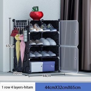 Trove  lemari tasTahan Debu Rak Sepatu Portable Transparan Shoe Cabinet Multi-lapisan Shoe Organisers