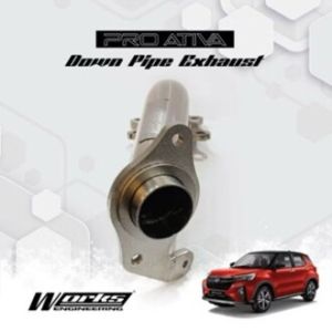 Works Engineerinng Stainless Steel Turbo Down Pipe Perodua Ativa Daihatsu Rocky Toyota Raize