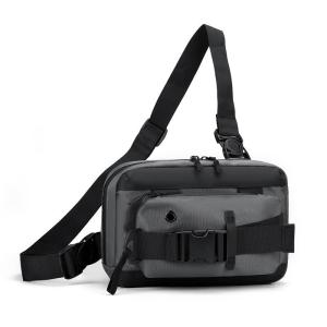 CSONLINEMALL Crossbody Bag for Men  Multi Compartment Water-Resistant Oxford Mens Bag Casual Sling Bag