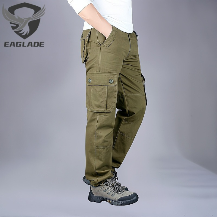 EAGLADE Tactical Cargo Pants Men S6 In Yellow B02