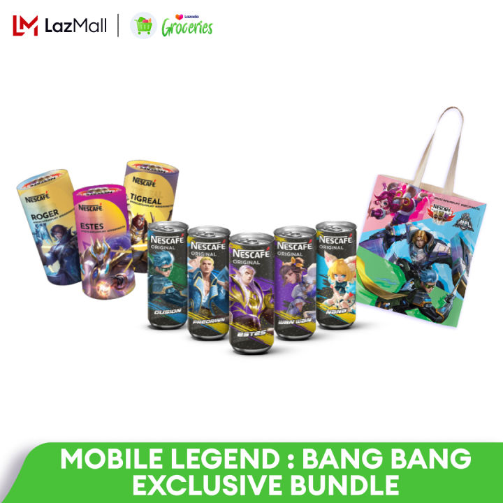 [EXCLUSIVE] Nescafe Mobile Legends Bang Bang Cans set Lazada