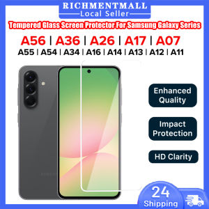 【🔥SG🔥】RICHMENTMALL Privacy Tempered Glass Screen Protector For Samsung Galaxy A57 A17 A07 Clear/An-spy Glass Film For Samsung Galaxy