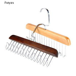 Móc Gỗ Treo Đồ Đa Năng 8 Móc Xoay 360 Độ Tiết Kiệm Không Gian - Móc Treo Thắt Lưng Đồ Lót