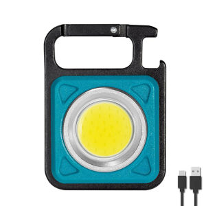 VTTO Mini Lantern แบบพกพา Multi-Function COB Floodlight กลางแจ้งแบบชาร์จไฟได้พวงกุญแจอลูมิเนียมอัลลอยด์ไฟฉาย