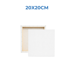 Stretched White Art Canvas for Painting | DIY Picture Poster Wooden Frame Cotton Board | Art Supplies Drawing SG