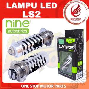 Lampu Depan Laser LED LS2 LS3  LS2 RGB 2 In 1 Putih Kuning PNP Bebek & Matic H6 Kaki 1 Luximos Luminos Asli Original Nine
