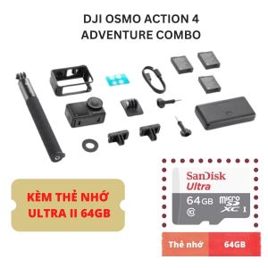 Máy quay phim hành động DJI Osmo Action 4 (DJI OA4) - Camera hành trình quay 4k công nghệ mới chống rung HorizonSteady