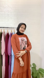 Dress Wanita Terbaru 2023 SORAYA DRESS CRINKLE APK SABLON Dress Wanita Ootd Hijab Kekinian