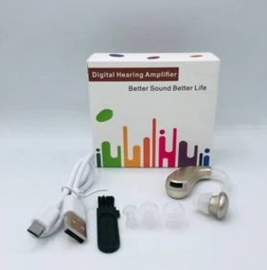 USB charging hearing aid In-the-canal behind-the-ear hearing aid Hearing aid accessory