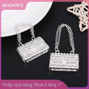 [COD] MADOU2 Kim Loại chuỗi Túi xách gói Búp bê túi thu nhỏ mua sắm túi xách cho quần áo Dollhouse thu nhỏ trẻ em Đồ chơi